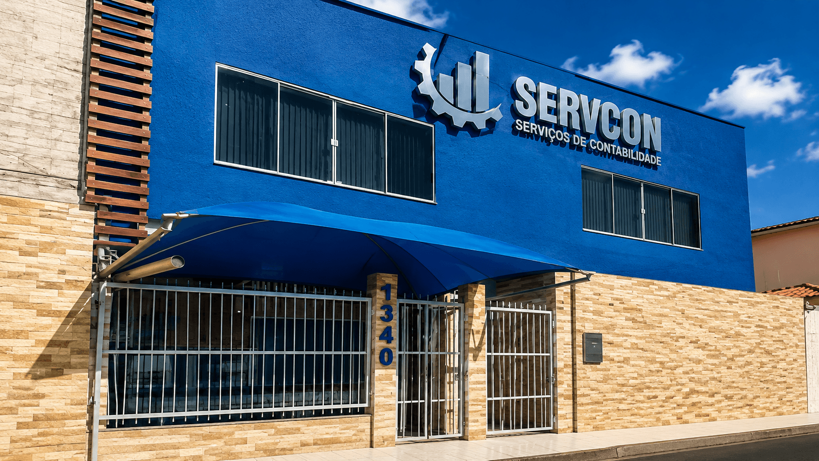 Fachada da SERVCON Contabilidade